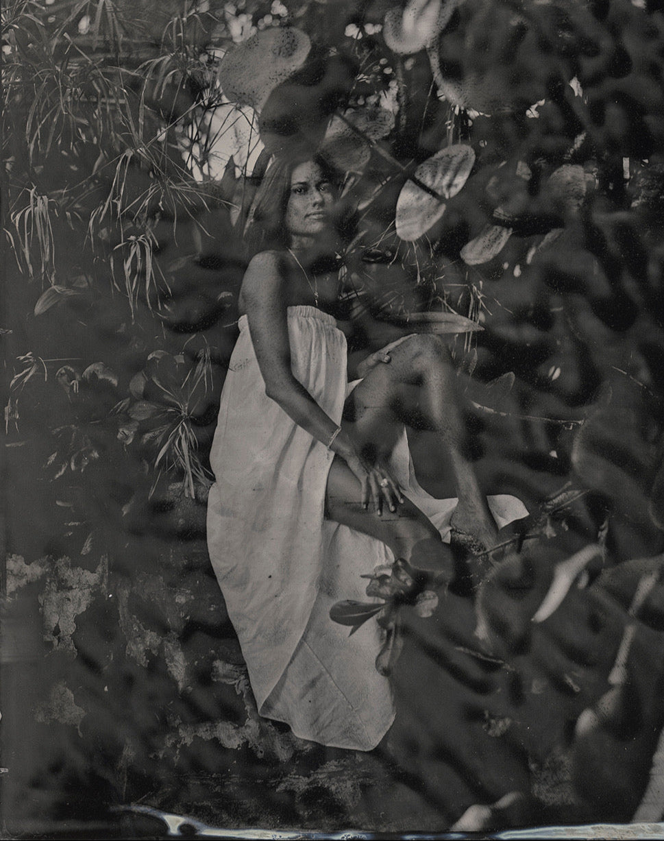 001 Cocoon Strapless Linen Dress
